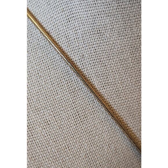 Vintage Kenneth Cole Cabochon Necklace Gold Tone Chain Signed - Picture 4 of 9